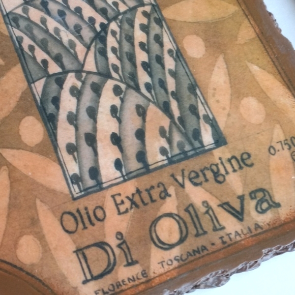 Italian Wall Hanging Plaques L' Toscano & Tenuta Set of 2 - Picture 11 of 16